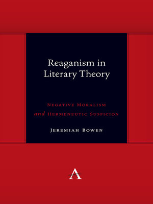 cover image of Reaganism in Literary Theory